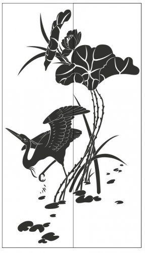 Пескоструйный рисунок Птицы 190